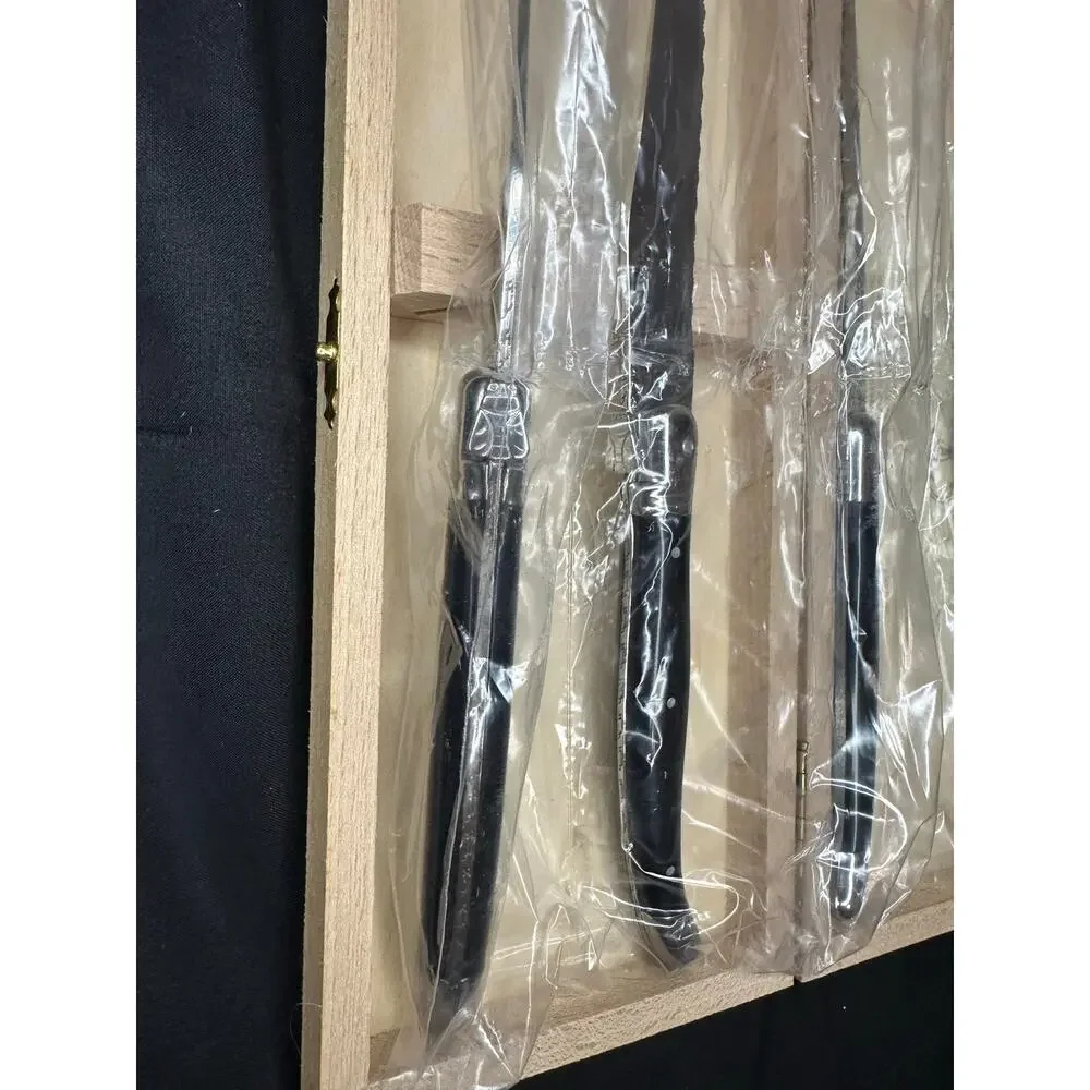 Laguiole Jean Dubost Steak Knives, Set of 4 & Case